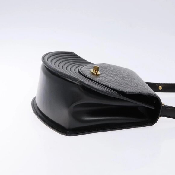 LOUIS VUITTON Epi Tilsitt Shoulder Bag Black M52482 LV Auth BA5230 - Picture 6 of 16